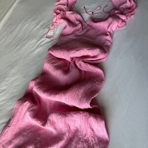 Angel Biba Pink Maxi Dress